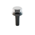 Not Graded, 1/2"-13 Serrated Flange Bolt, Plain 18-8 Stainless Steel, 1 1/2 in L, 10 PK