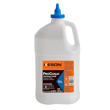 Marking Chalk, Blue, Standard, 5 lb