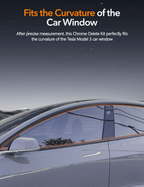 Chrome Delete Kit for Model 3 (2017-2023) | Matte Black Window Trim | PVC