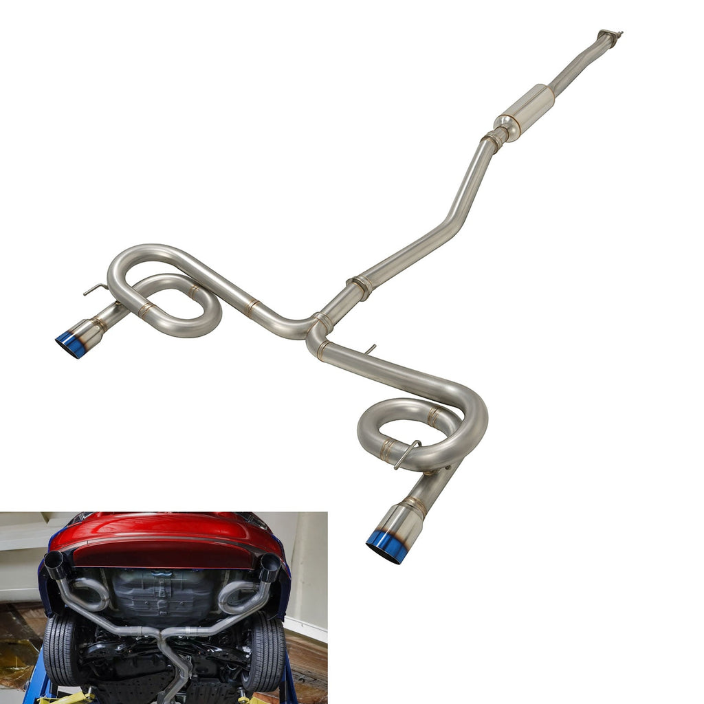 Exhaust for 2022+ Acura Integra 1.5T DE4 Burnt Tips 2.5" Catback Exhaust Turbo US