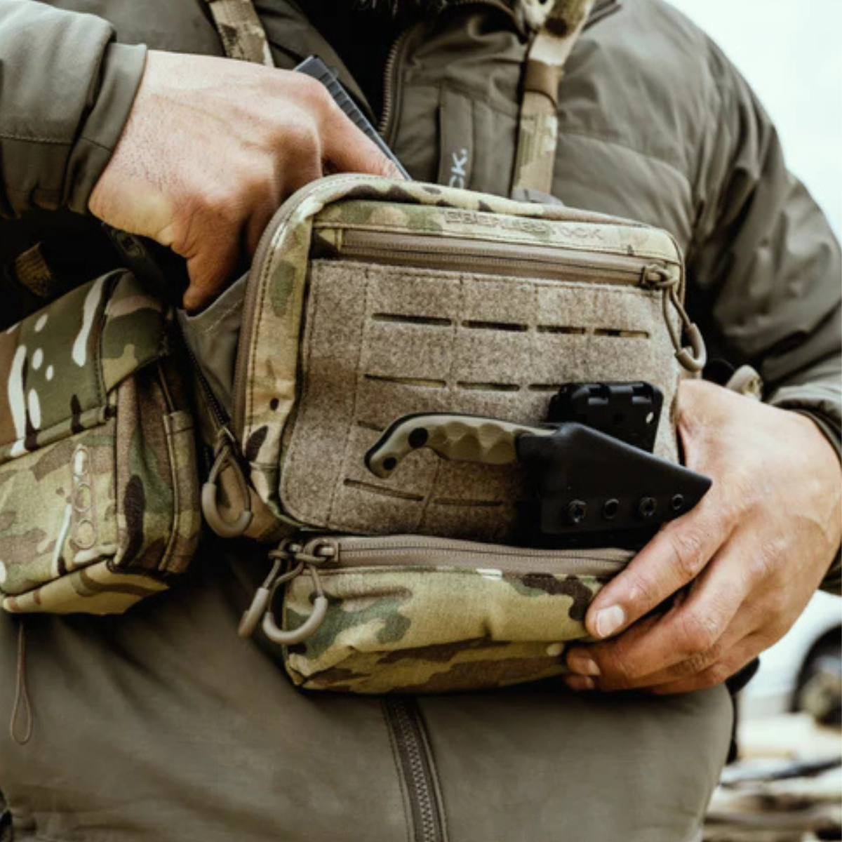 Eberlestock Fury Chest Pack - Concealed Carry Rig for Compact Pistols - Field-Proven