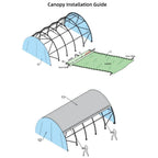 Cover Replacement for Single Truss Arch Storage Shelter