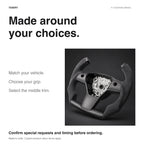Custom Carbon Fiber Steering Wheel for Tesla Model 3 / Y【F1 Style】