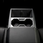 Cybertruck Center Console Cup Holder ABS Carbon Fiber Style Protective Overlay