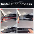 Cybertruck Lower Door Panel Armrest Overlays | Real Molded Carbon Fiber (4-Piece Set)