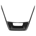 Cybertruck Steering Wheel Voice Control Trim | Glossy/Matte Real Carbon Fiber