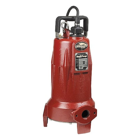 OmnivoreGrinderPump,10ft,208/230VAC