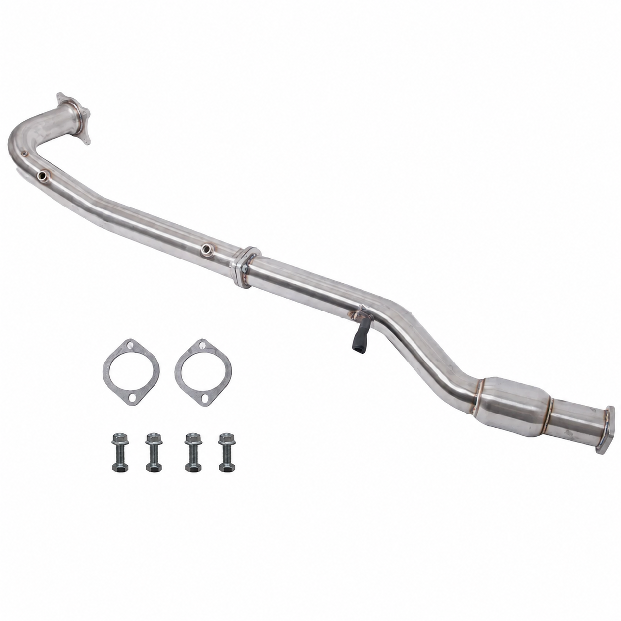 Subaru 6MT High Flow Cat Resonated Pipe Intake Tube Exhaust For 15-21 WRX