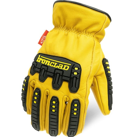 Leather Work Glove, Slip-On, 3XL, 1 PR