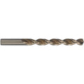Q-Cobalt 135 Degree Wide Land Parabolic Jobber Length Drill Cleveland 2075 Straw HSS-CO 8% RHS/RHC 7/32