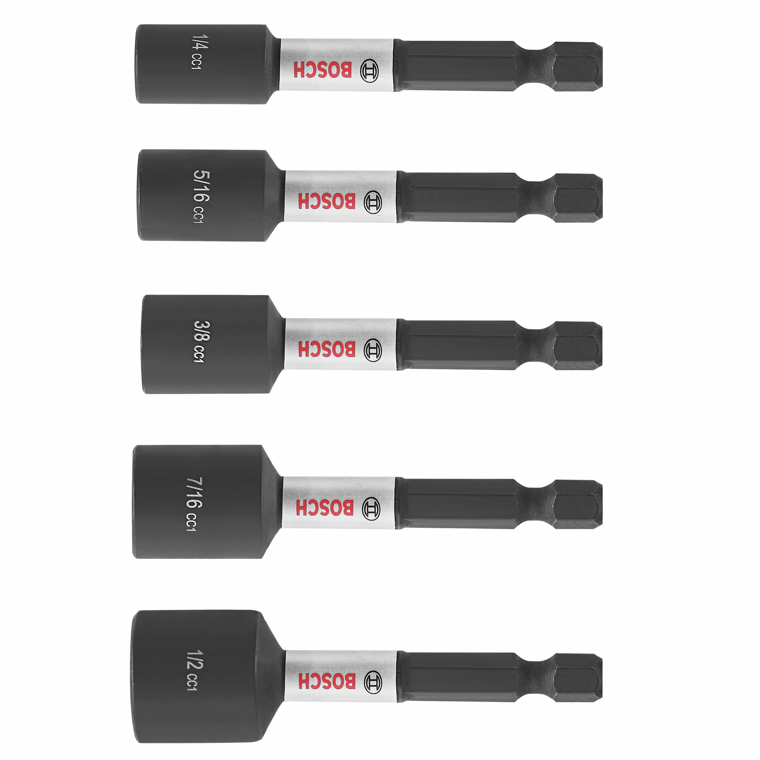 BOSCH ITDNSV205 5 pc. Driven 2-9/16 In. Impact Nutsetter Set