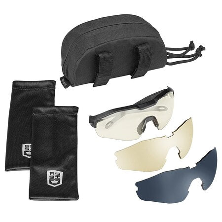 MY6, Safety Glasses, Anti-Fog & Anti-Scratch, Not Applicable Lens, Black Frame, Half-Frame