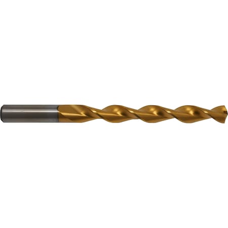 135 Degree Deep Hole Parabolic Jobber Length Drill Chicago-Latrobe 150DH-TN TiN HSS RHS/RHC No 12
