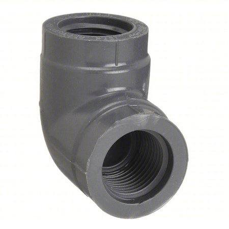 PVC Elbow, 90 Degrees, FNPT x FNPT, 1/4 in Pipe Size
