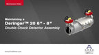 Deringer 20X Low Head Loss Double Check Valve Assembly