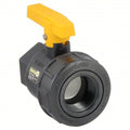 Manual 2-Way Ball Valve,NPT,Polypro