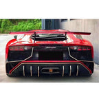 SV Style Semi Carbon Fiber Rear Bumper for Lamborghini Aventador LP700 LP720 LP750