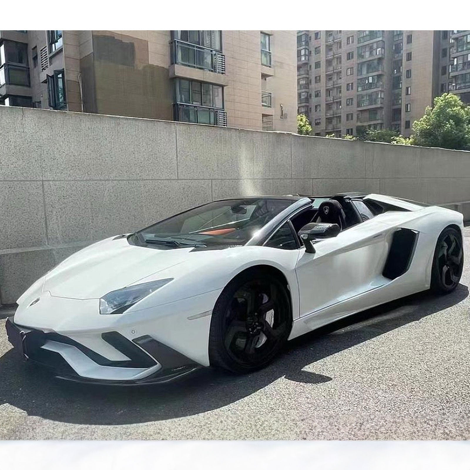 Carbon Fiber Front Lip Rear Diffuser Kit for Lamborghini Aventador LP740