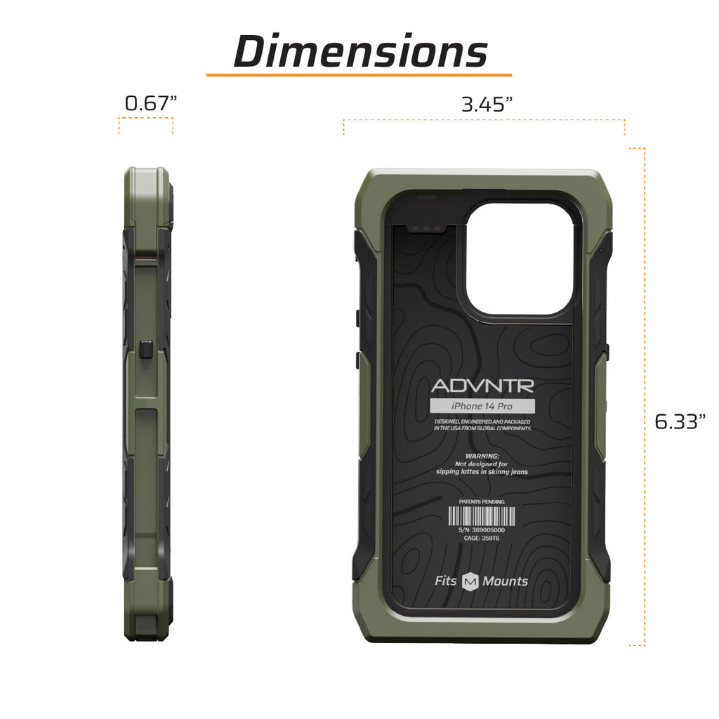 iPhone 14 Pro ADVNTR Phone Case - Made in USA