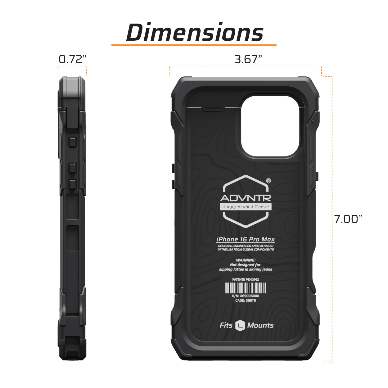 iPhone 16 Pro Max ADVNTR Phone Case - Made in USA