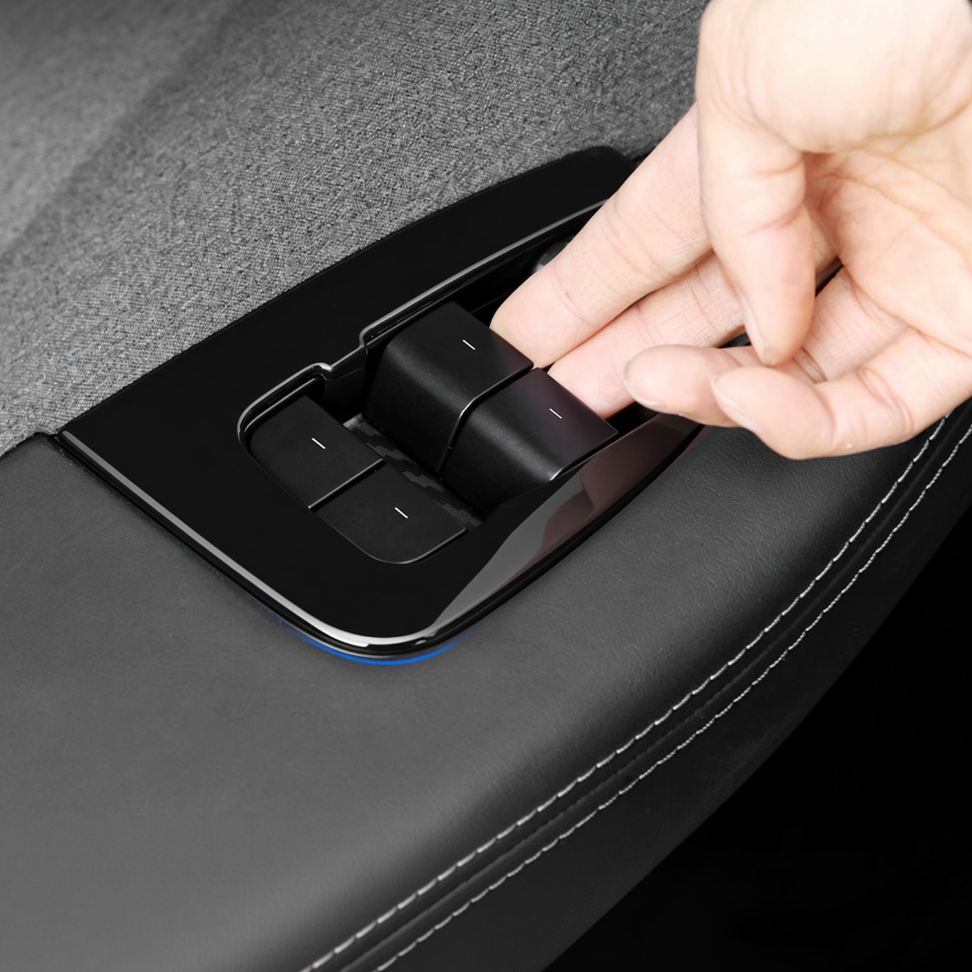 Door Lock Switch Cover Trim for Tesla Model Y Juniper & Model YL