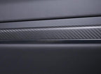 Door Trim Dry Carbon Fiber Overlay for Model S/X