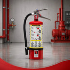5LB ABC 3A10BC Fire Extinguisher With Wall Hook