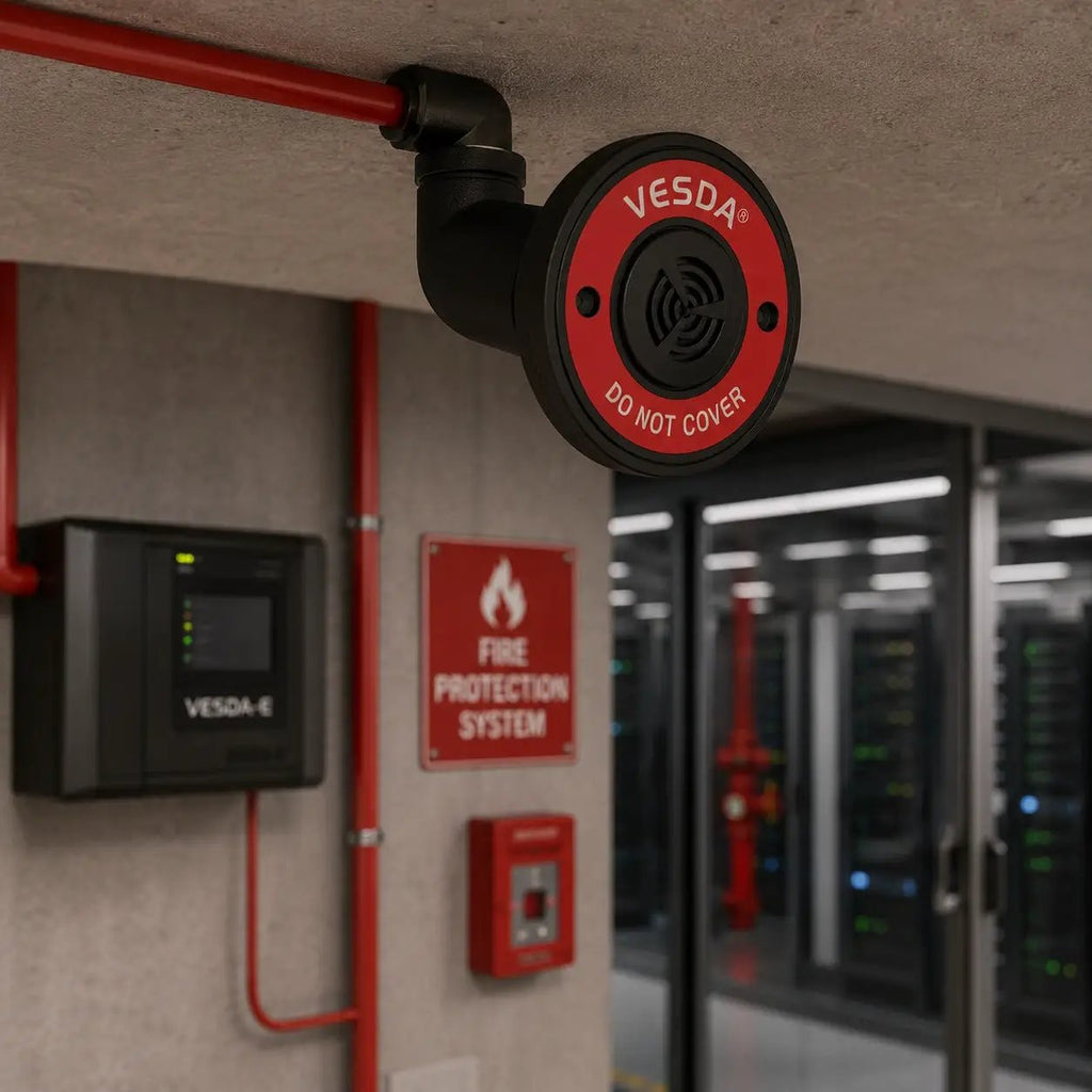 VESDA-E VEA 6mm Black Sampling Point by Kidde for Fire Safety