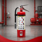 5LB ABC Portable Fire Extinguisher With Vehicle Bracket