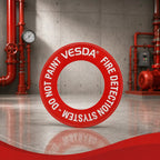 Kidde Round Point Labels White for Fire Safety Systems 50ct
