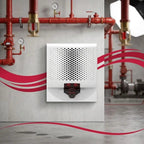 Kidde Speaker-Strobe White Alert Red Lens Fire Safety System