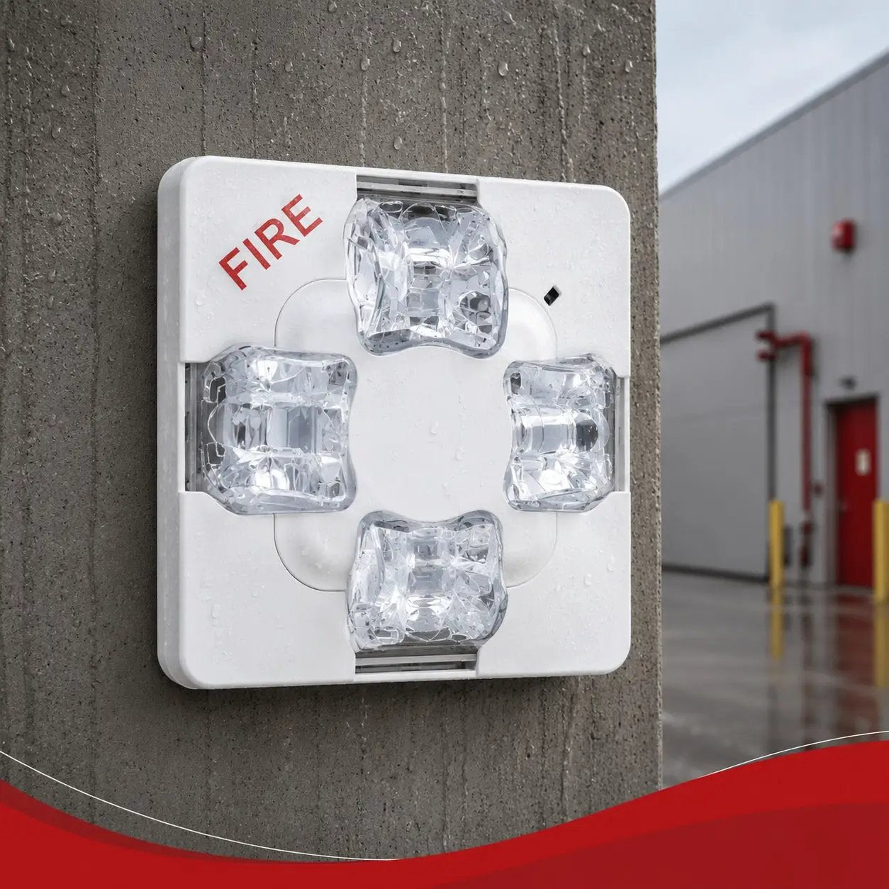 Kidde Outdoor Fire Strobe 15-115cd High-Intensity Alert
