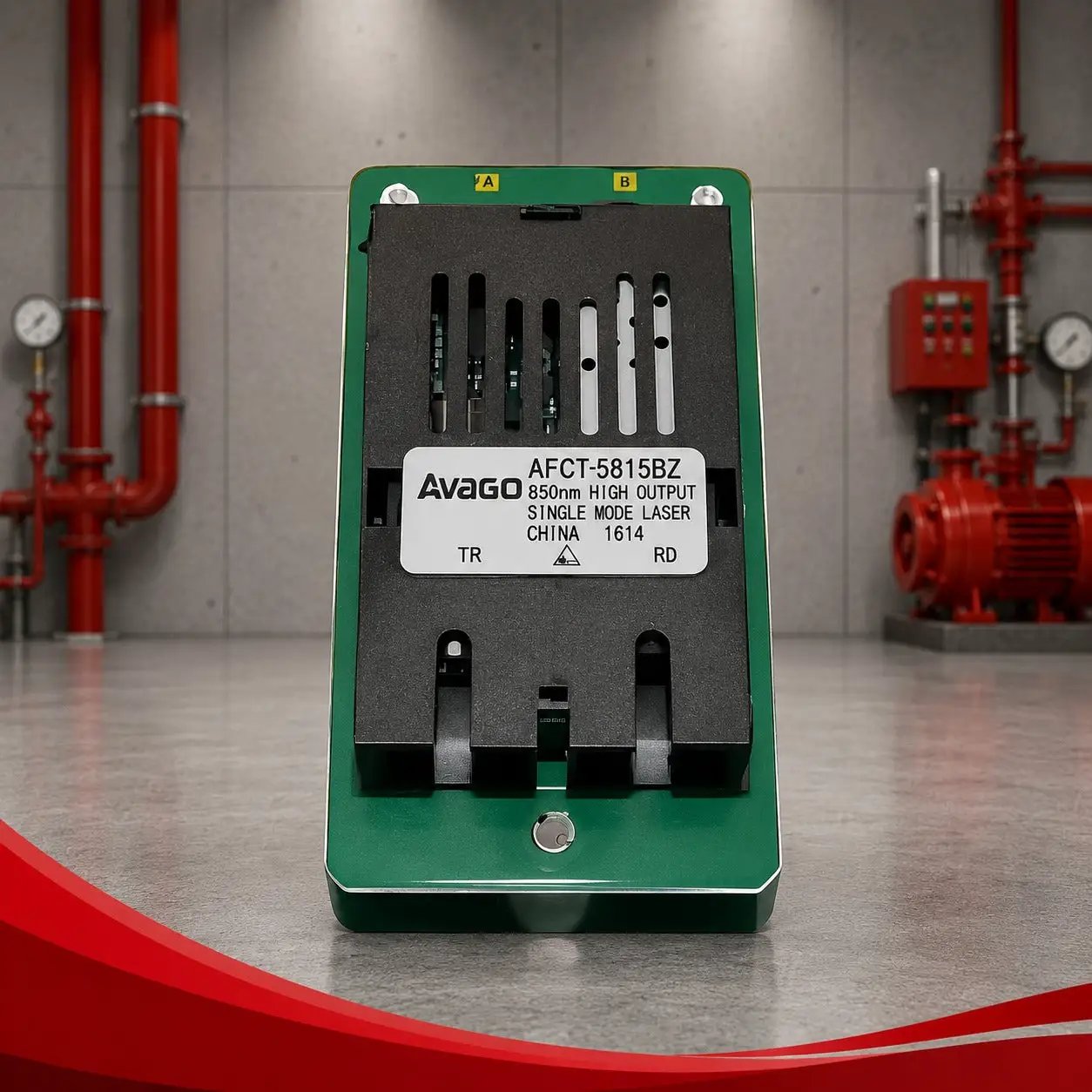 Kidde High Output Single Mode Fiber Optic Transceiver for Fire Safety