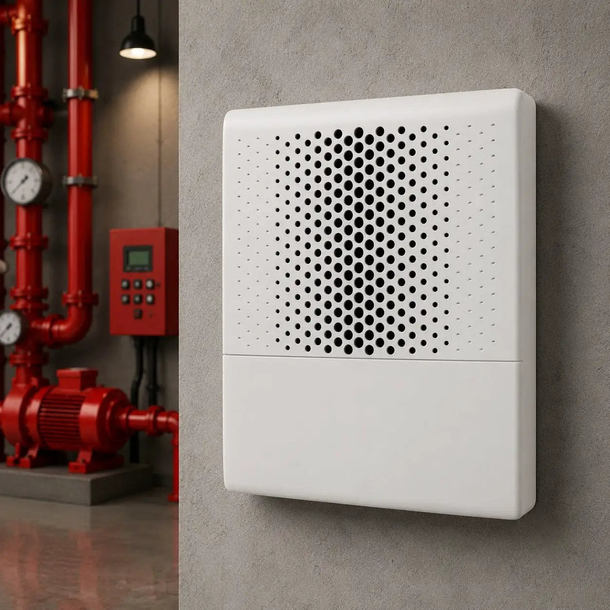 Kidde White Wall Speaker No Marking UL/FM Approved Safety