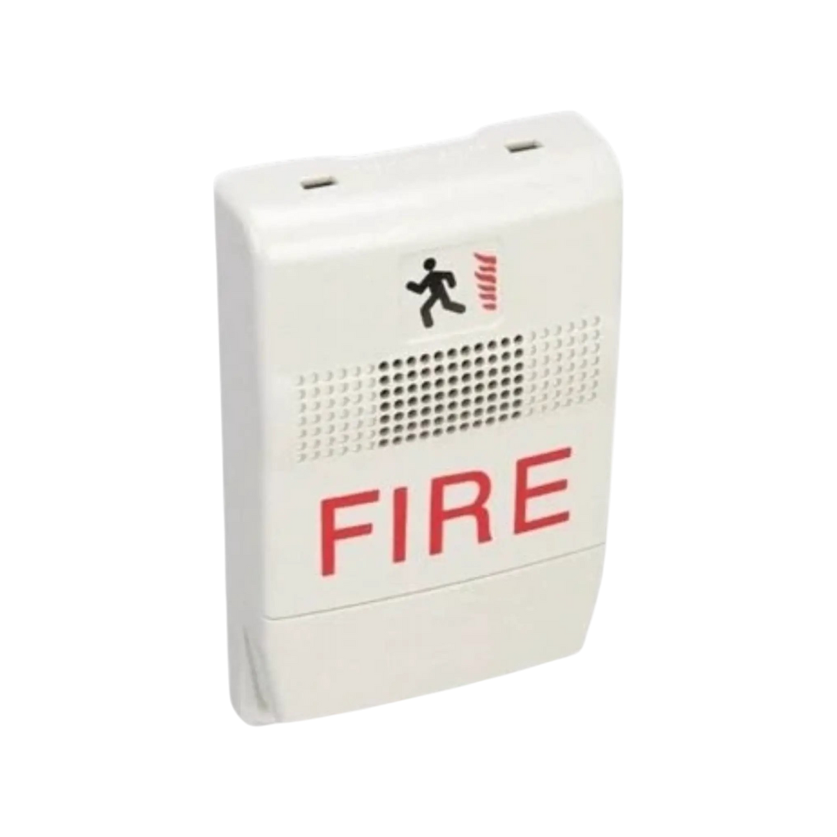 Kidde 24V White Fire Horn Steady Tone Audible Alarm for Fire Safety Systems