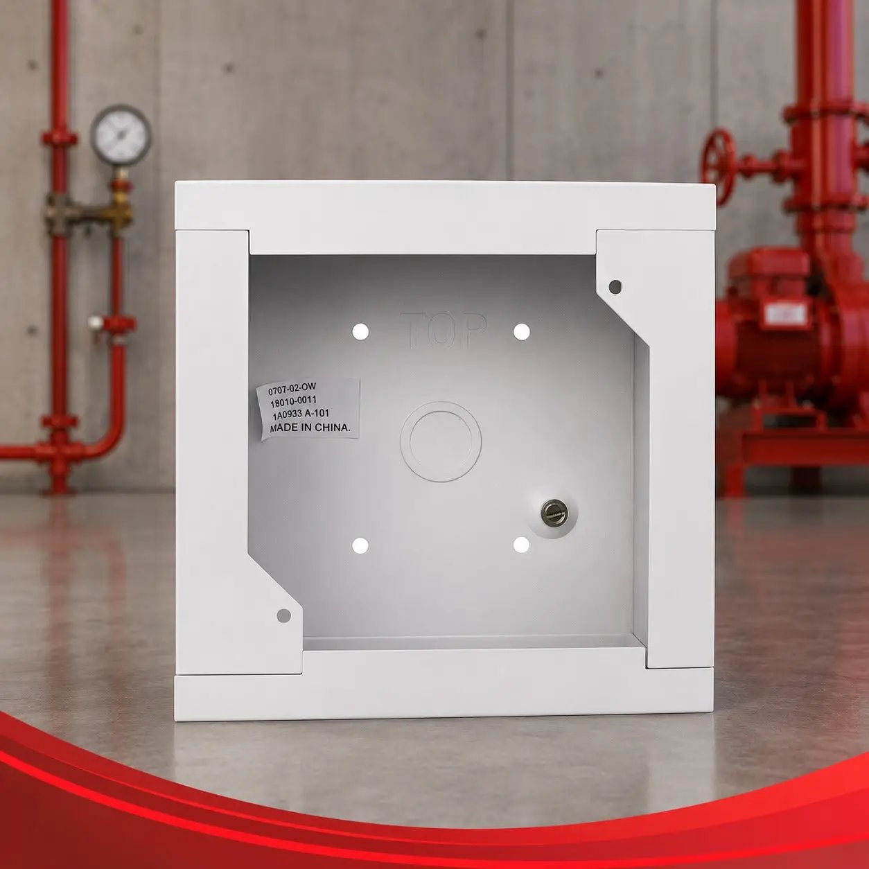 Kidde Indoor Surface Box White UL/FM Approved Fire Safety Housing