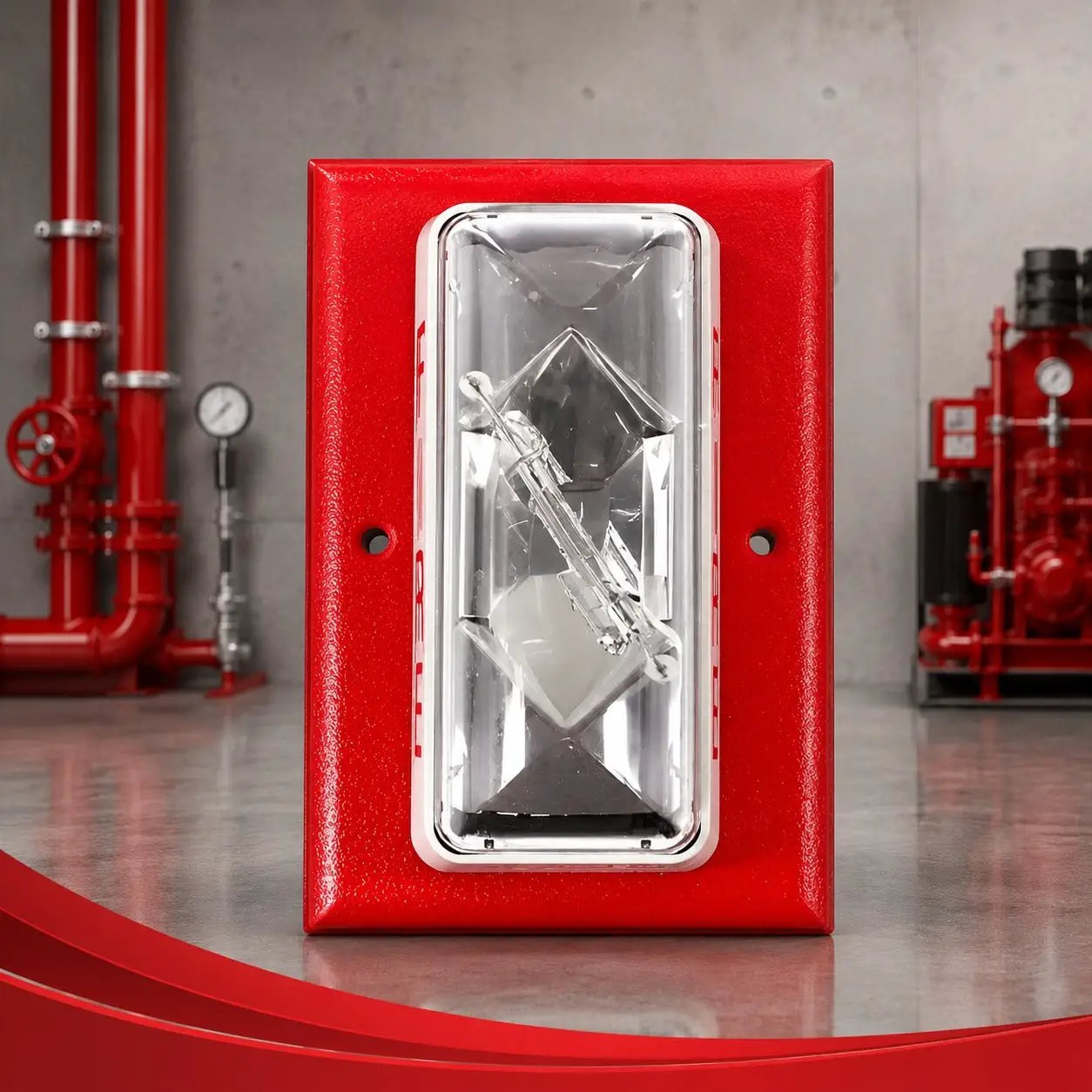 Kidde 110 Cd Red Strobe Light 120 Vac High-Intensity Fire Alert for Home and Business Safety