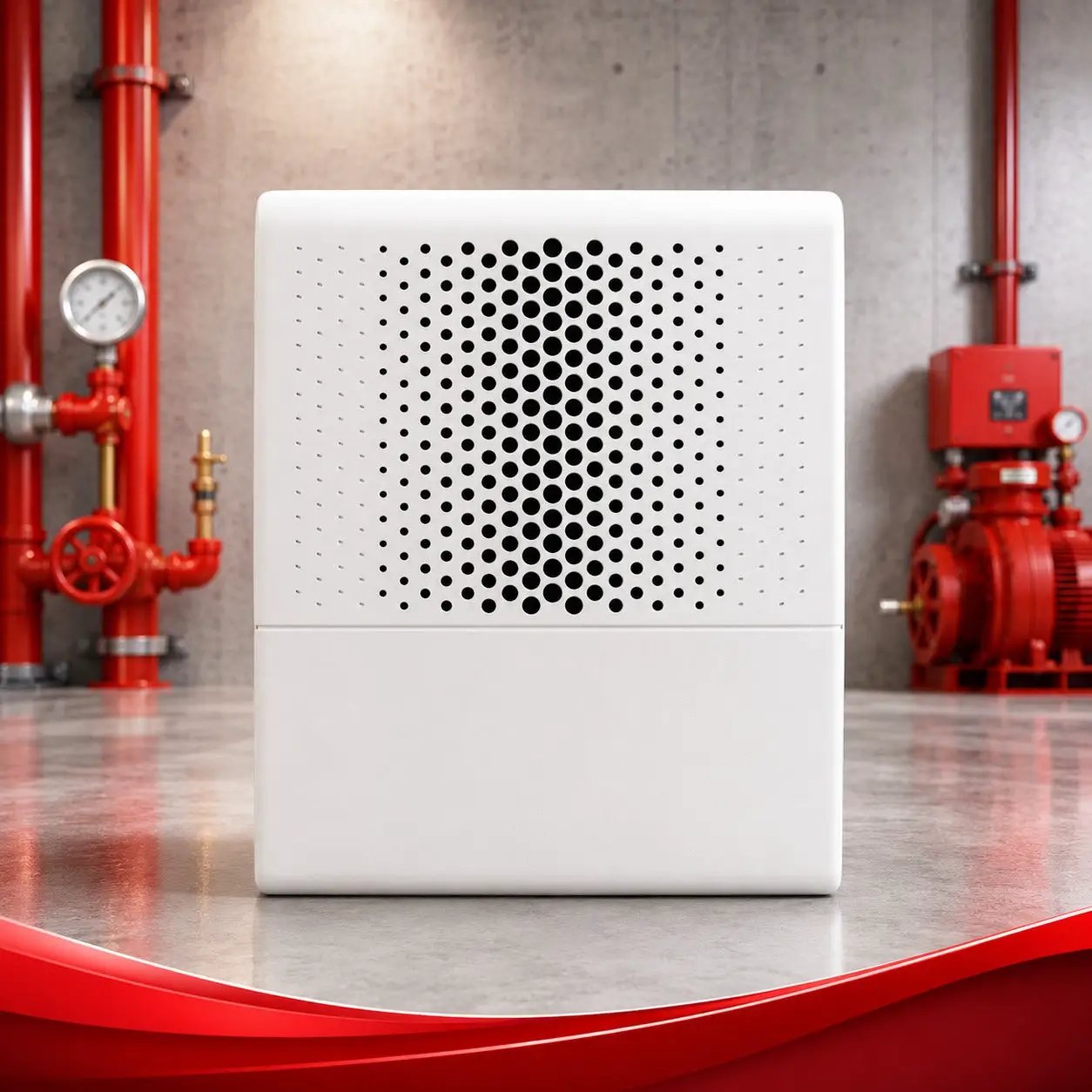 Fire Wall Speaker Genesis White by Kidde UL/FM Approved Reliable Safety Alerting