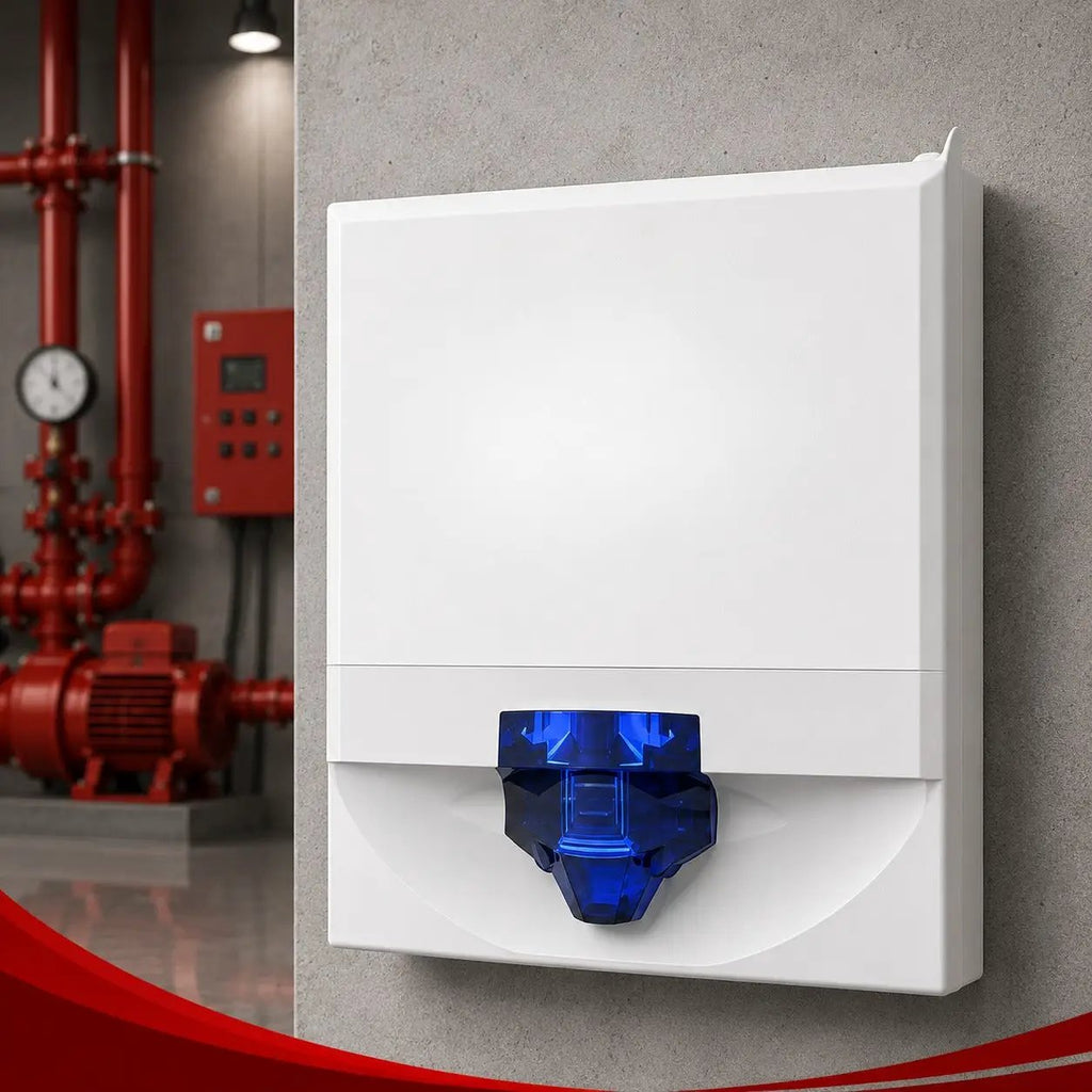Kidde Strobe White Blue Lens Fire Alarm for Enhanced Safety
