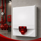 Kidde Strobe White Alert Red Lens Fire Safety Signal Device