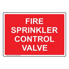Brecco Fire Protection and Sprinkler System Signs and Accessories