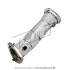 Straight Free Flow Stainless Steel Down Pipe for Porsche Macan Turbo 2.0 21-24
