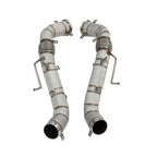 304 Stainless Performance Race Down Pipes for McLaren 570S 570GT