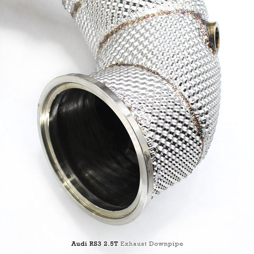 Racing High Flow Stainless Straight Downpipe for Audi RS3 TTRS 2.5T