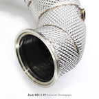 Racing High Flow Stainless Straight Downpipe for Audi RS3 TTRS 2.5T