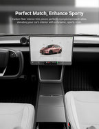 Dry Carbon Fiber Center Console Cover For Model Y Juniper / Model 3 Highland / Model YL