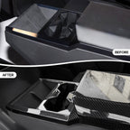 Dry Carbon Fiber Center Console Cup Holder for Cybertruck