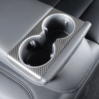 Dry Carbon Fibre Cup Holder Cover for Tesla Model 3 Highland / Model Y Juniper