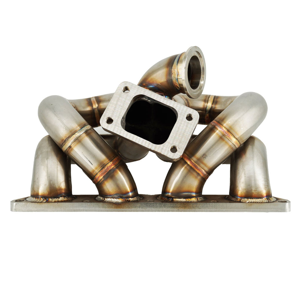 B Series AC PS Compatible T3 .63 Turbo Manifold Kit GSR B16 B18 B20 For Civic EG EK DC2