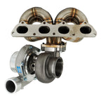 B Series AC PS Compatible T3 .63 Turbo Manifold Kit GSR B16 B18 B20 For Civic EG EK DC2